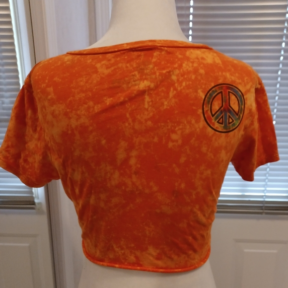 4/$40 Orange Tie Dye Tee - Size Small - Picture 3 of 5